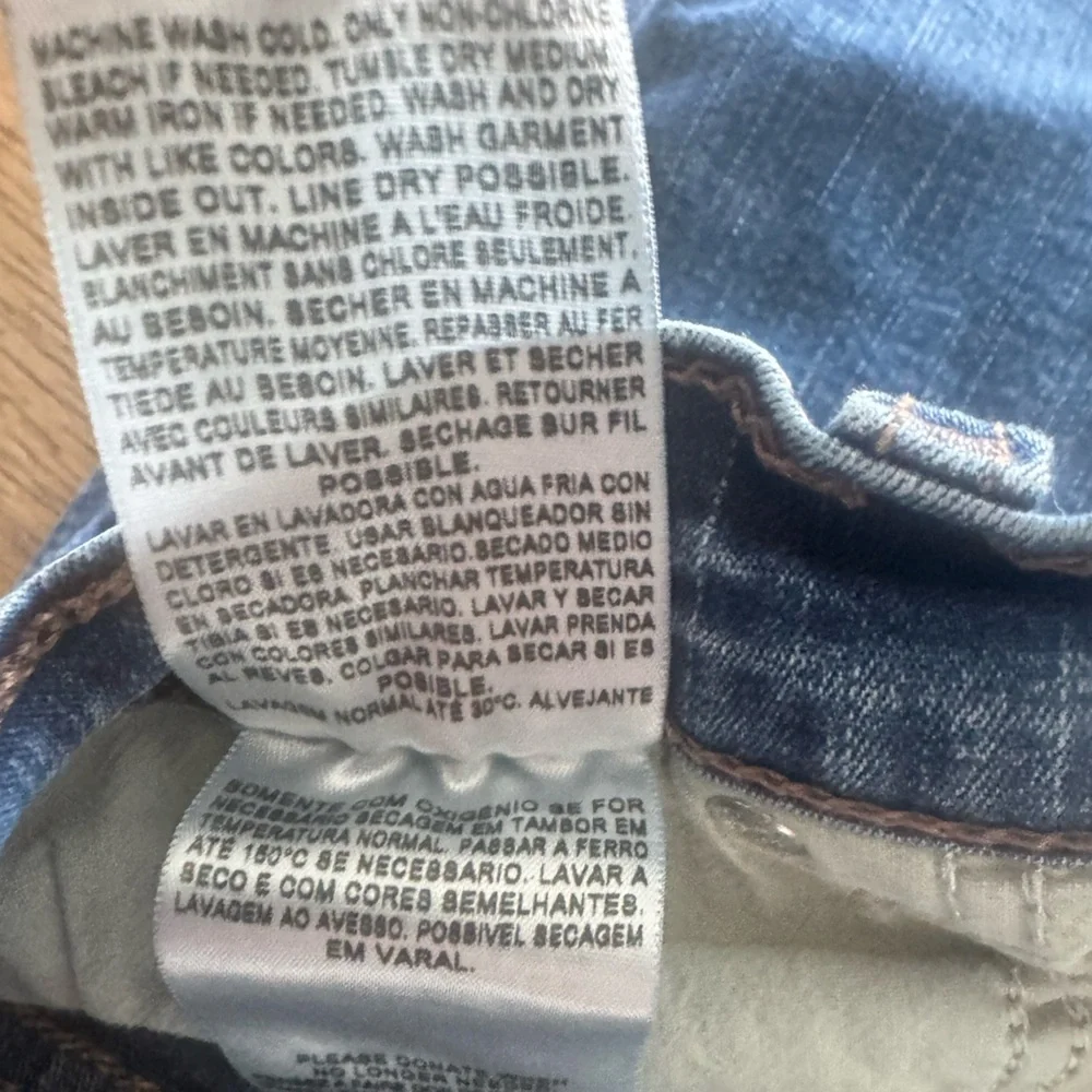 Levi’s 512 Slim Bootcut Jeans 32x32 Y2K Raw Hem  # 4100102583 WPL-423 1990’s